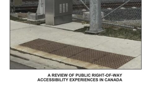 Review of Public Right-of-way Accessibility Experiences in Canada (2018)